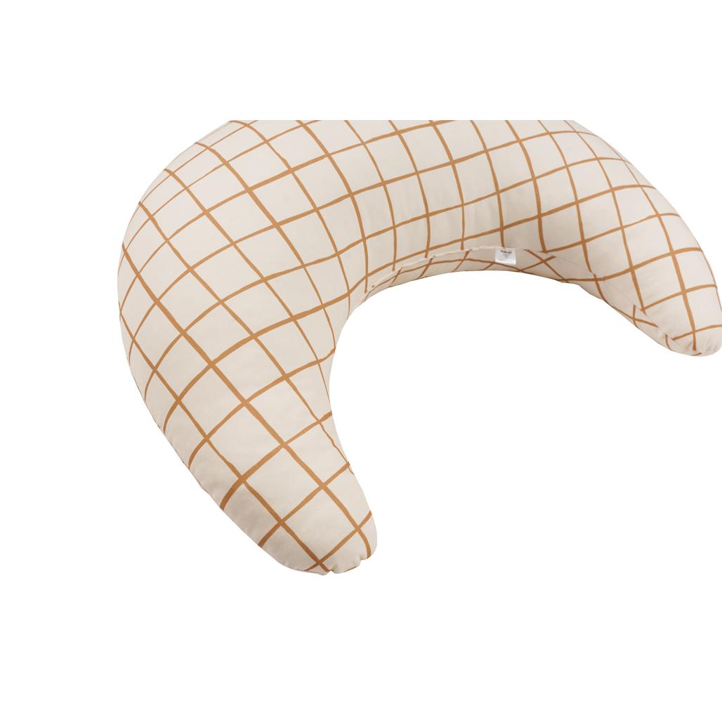 Camel Check Feeding Cushion by Malomi Kids