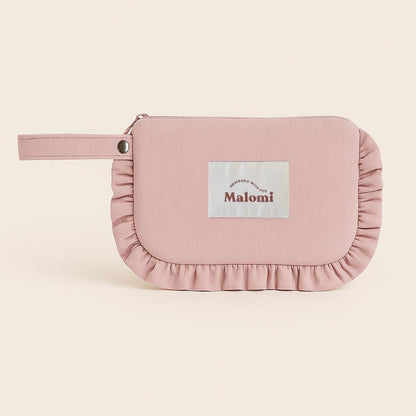 Ruffle Toiletry Bag by Malomi Kids