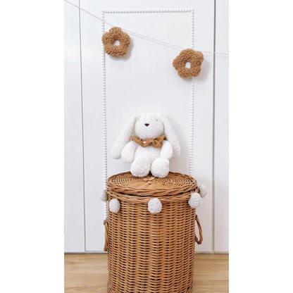 Bunny Cuddly Toy with Scrunchie by Malomi Kids