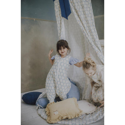 Blue Cottage Sleeping Bag with Legs by Malomi Kids