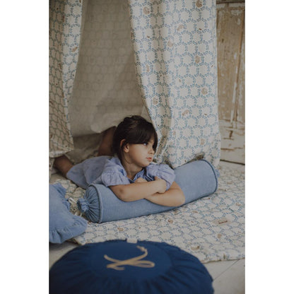Blue Cottage Cot Canopy by Malomi Kids