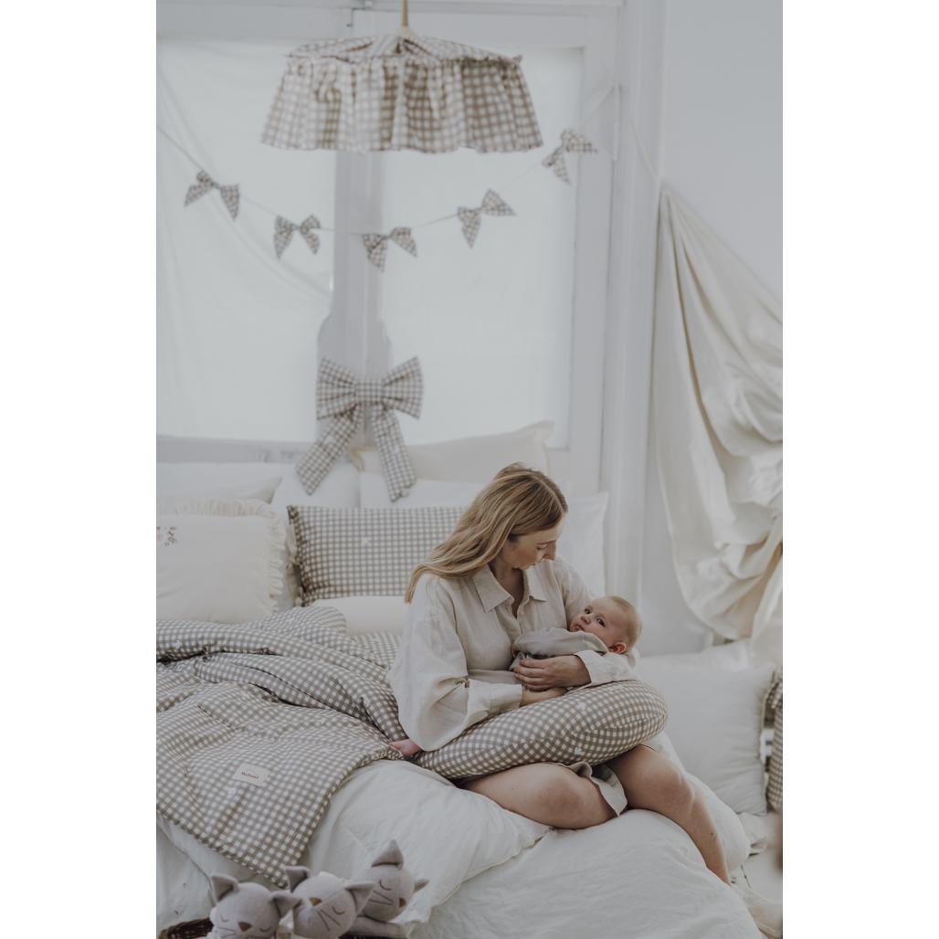 Countryside Check Fabric Lampshade by Malomi Kids