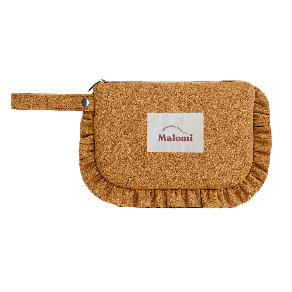 Ruffle Toiletry Bag by Malomi Kids