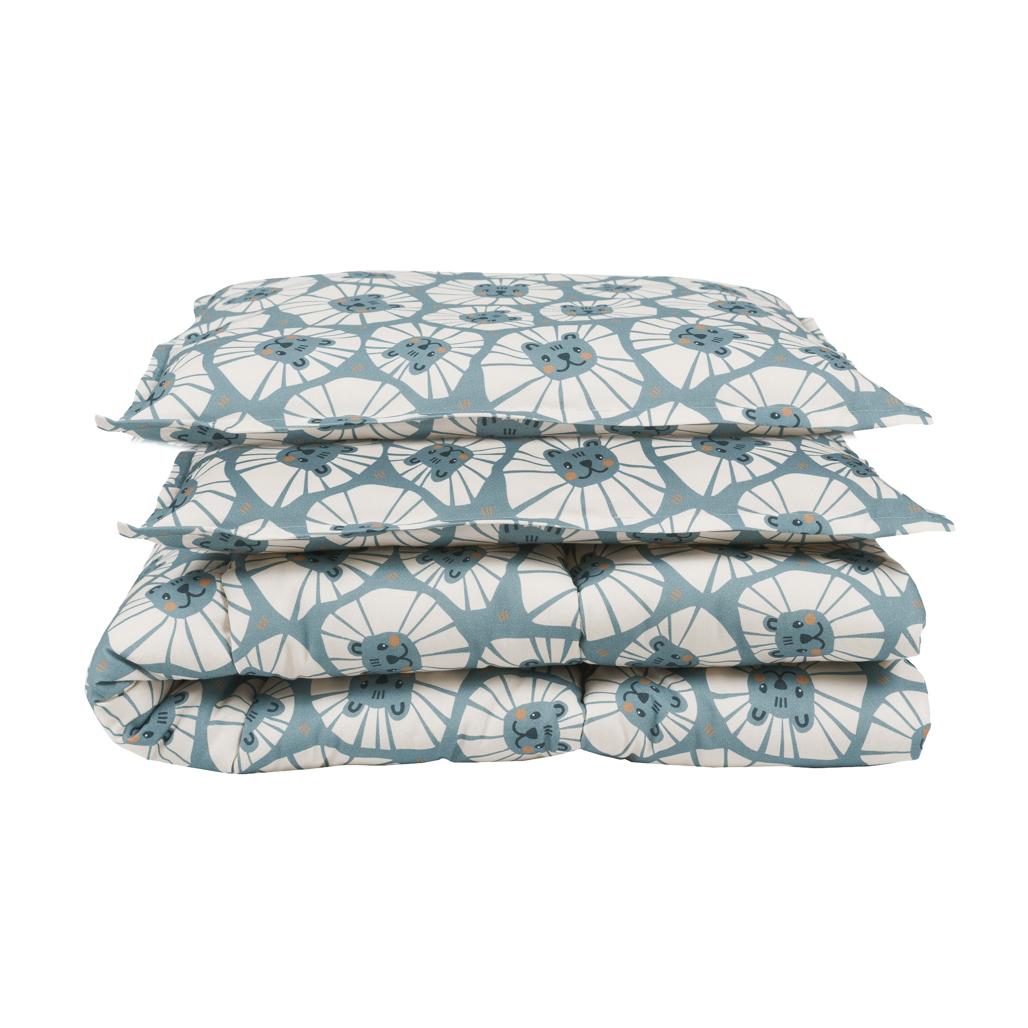 Denim Lions Bedding Set with Filling by Malomi Kids