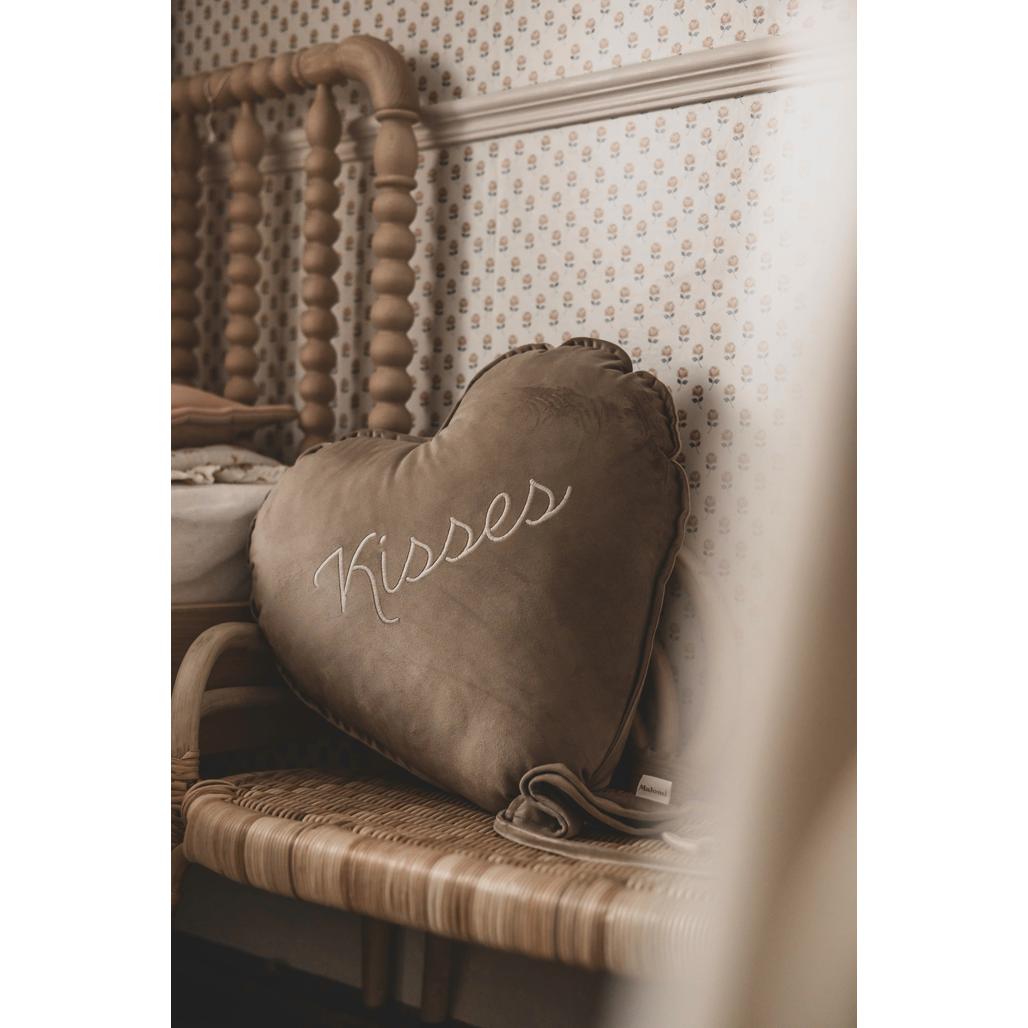 Velvet Heart Balloon Cushion by Malomi Kids