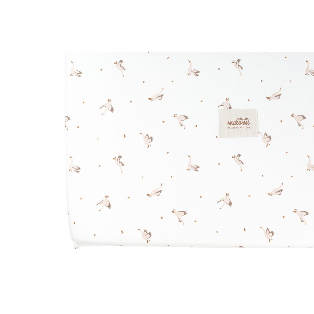 Goose Cotton Fitted Sheet by Malomi Kids