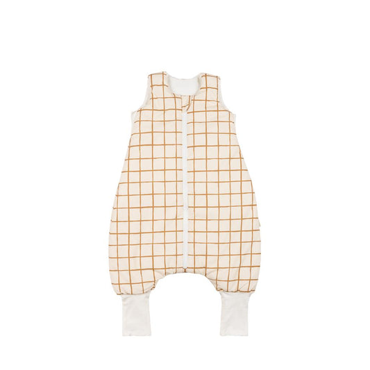 Camel Check Sleeping Bag with Legs by Malomi Kids