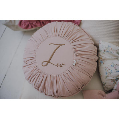 Round Washed Cotton Cushion by Malomi Kids