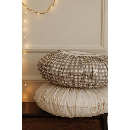 Round Washed Cotton Cushion by Malomi Kids