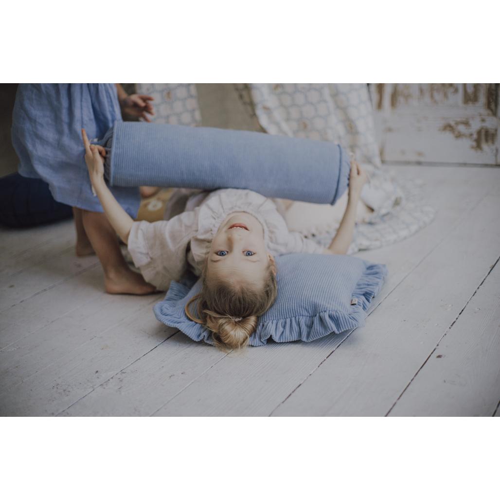 Corduroy Frill Cushion by Malomi Kids