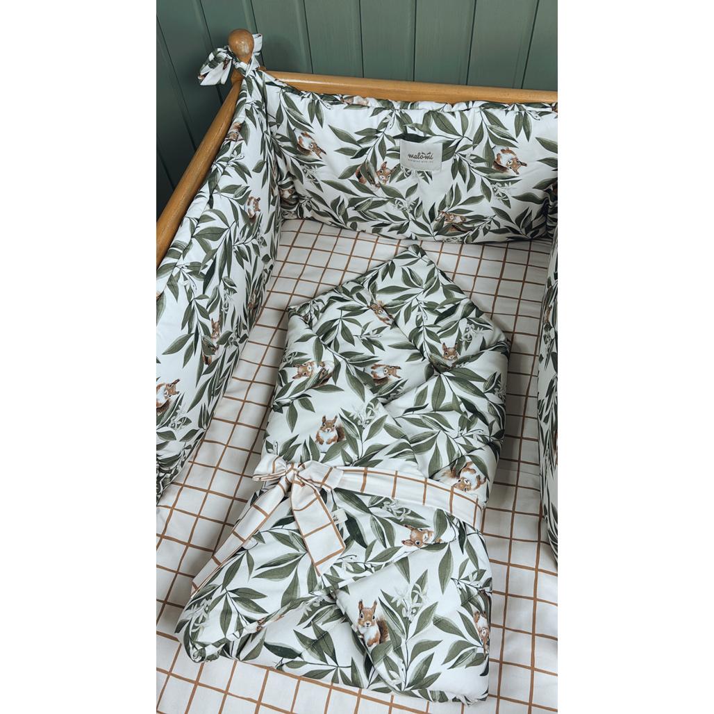 Woodland Cot Bumper by Malomi Kids
