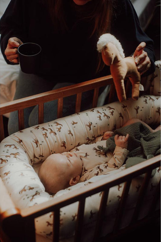Free Horses Bamboo Baby Nest by Malomi Kids