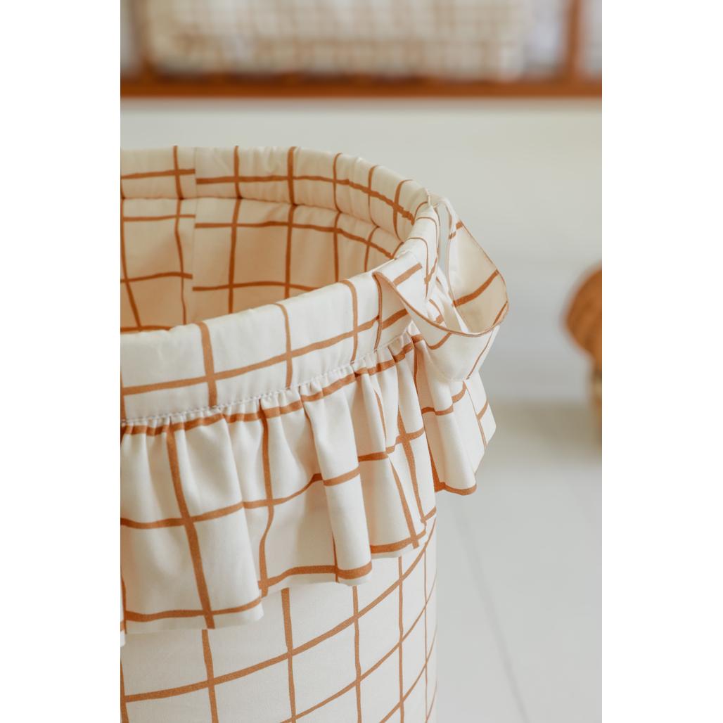 Camel Check Toy Basket by Malomi Kids
