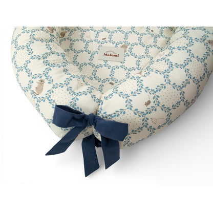 Blue Cottage Baby Nest by Malomi Kids