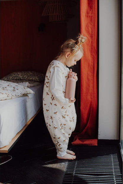 Free Horses Bamboo Sleeping Bag with Legs by Malomi Kids