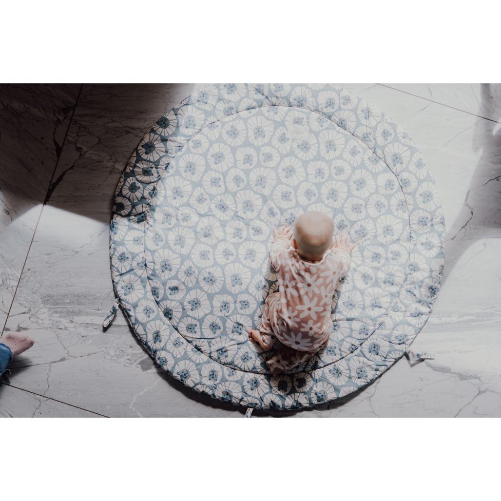 Denim Lions Play Mat by Malomi Kids