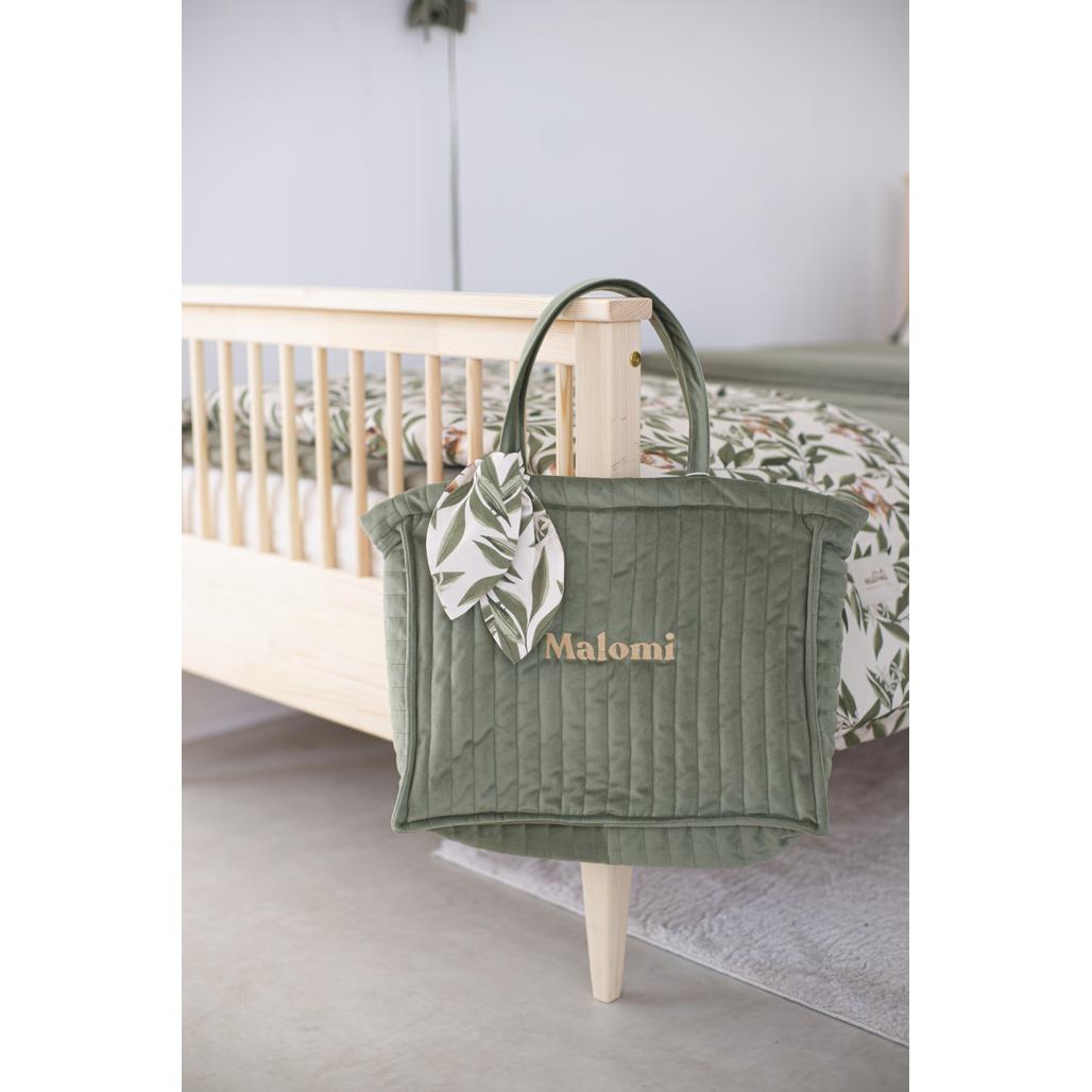 Quilted Velvet Changing Bag by Malomi Kids