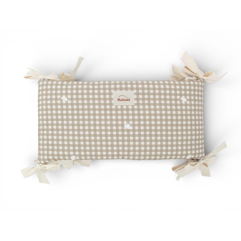 Countryside Check Cot Bumper by Malomi Kids