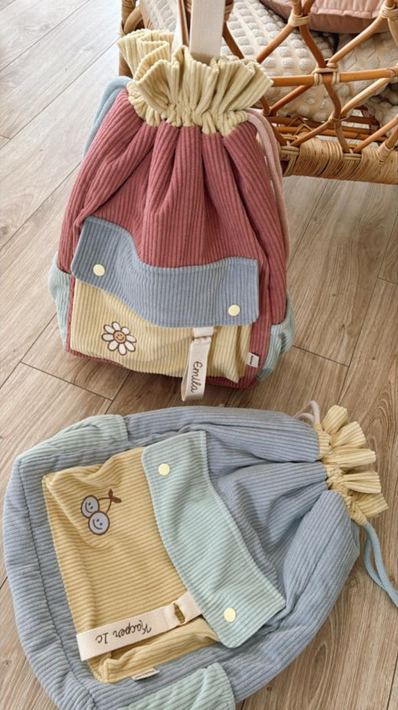 Personalised Corduroy Backpack by Malomi Kids