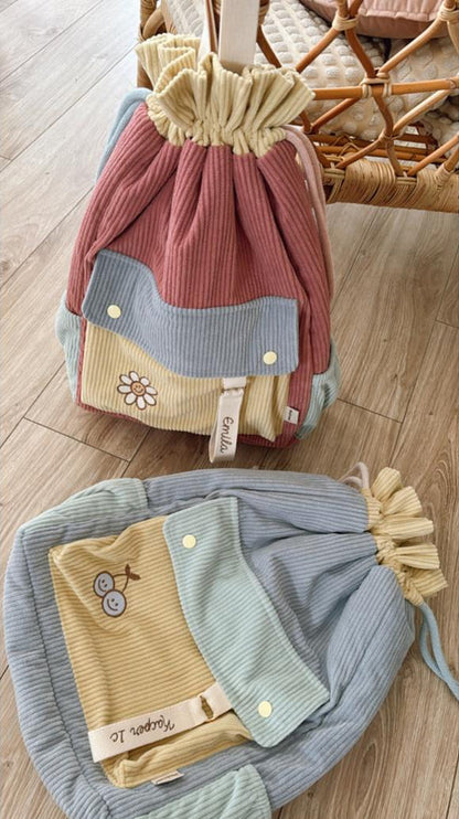 Personalised Corduroy Backpack by Malomi Kids