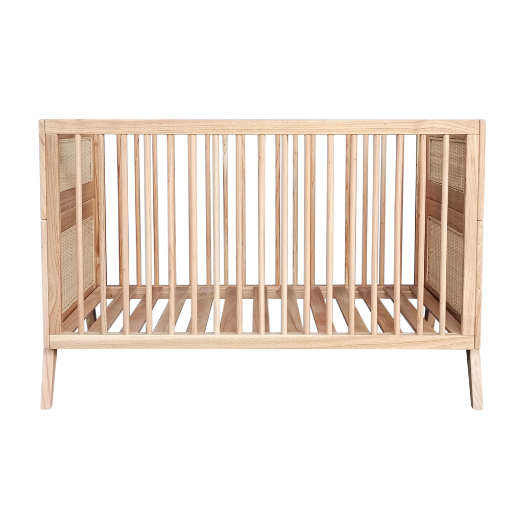 MARELIA BOIS Evolutive Bed 70X140 - From Crib to Junior Bed or Desk