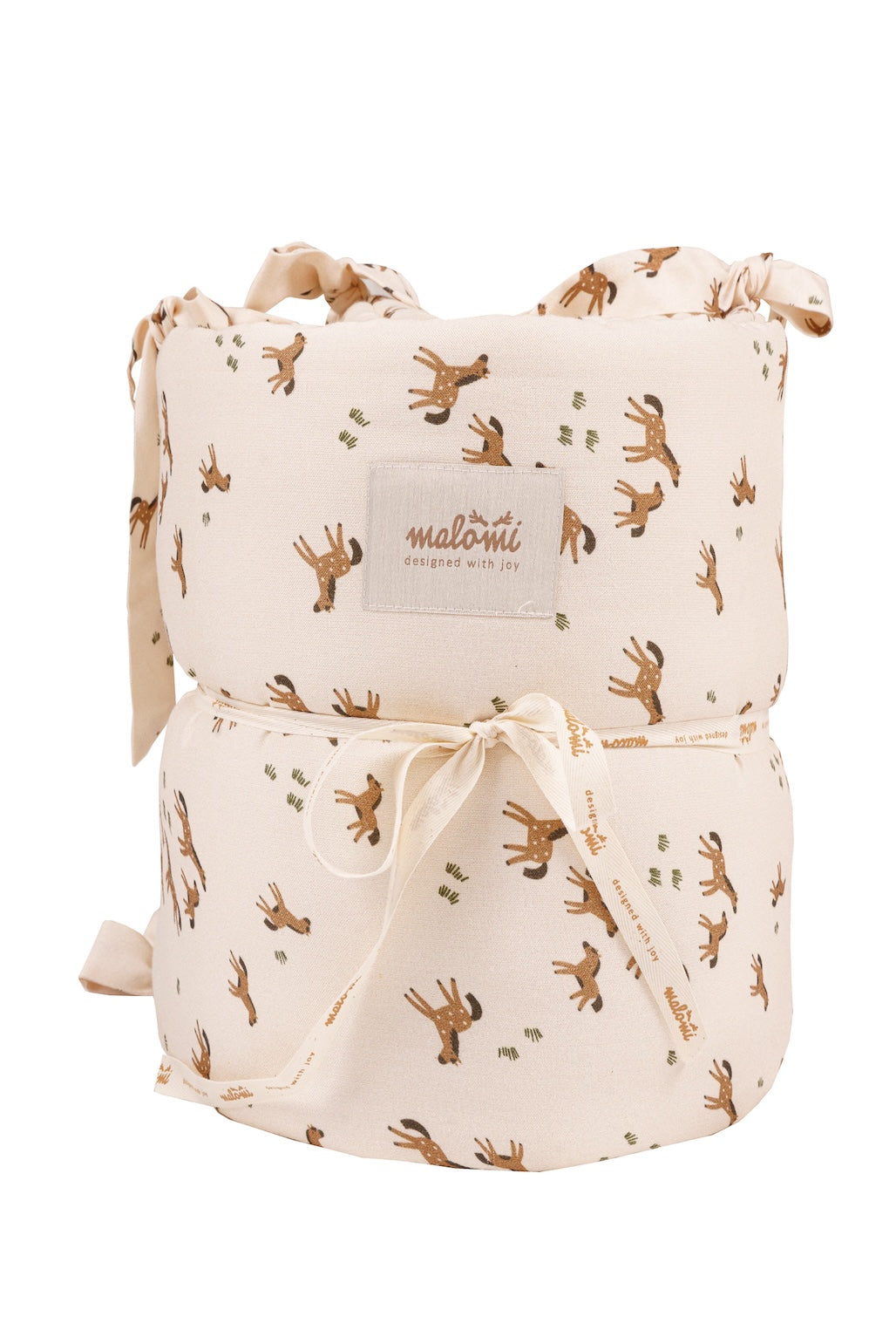 Free Horses Bamboo Cot Bumper by Malomi Kids