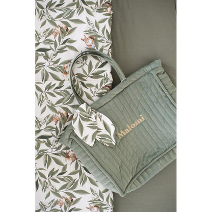Quilted Velvet Changing Bag by Malomi Kids