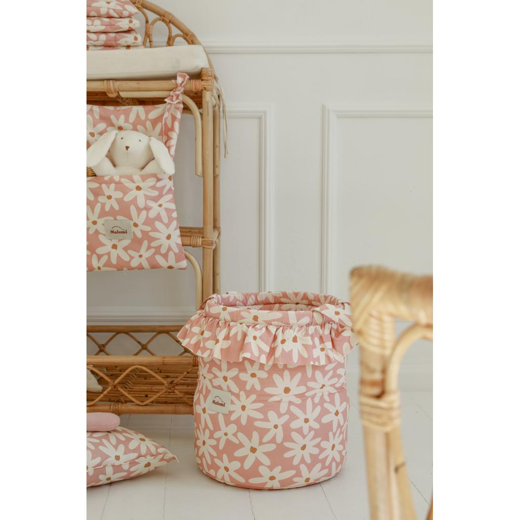 Blush Daisies Cot Organiser by Malomi Kids