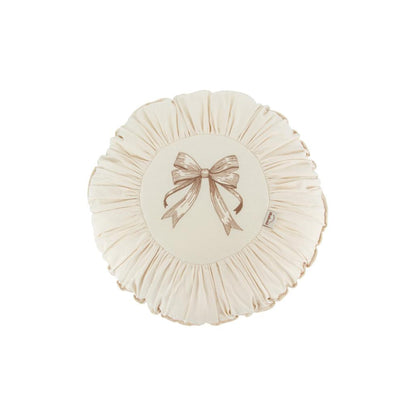 Round Washed Cotton Cushion by Malomi Kids