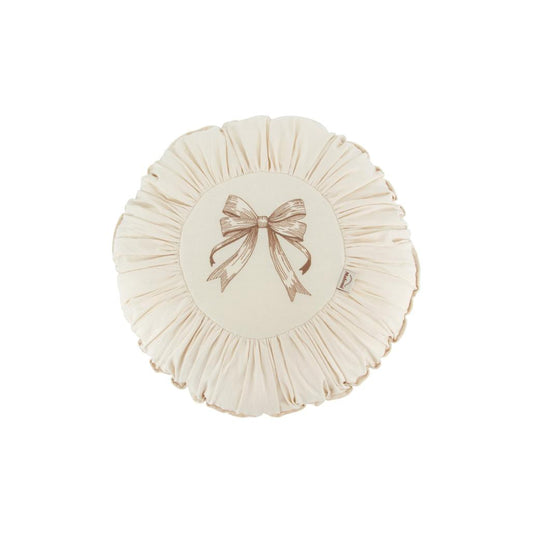 Round Washed Cotton Cushion by Malomi Kids