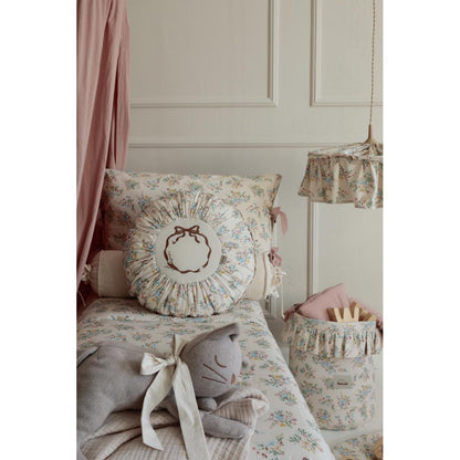 Blooming Meadow Round Boho Cushion by Malomi Kids