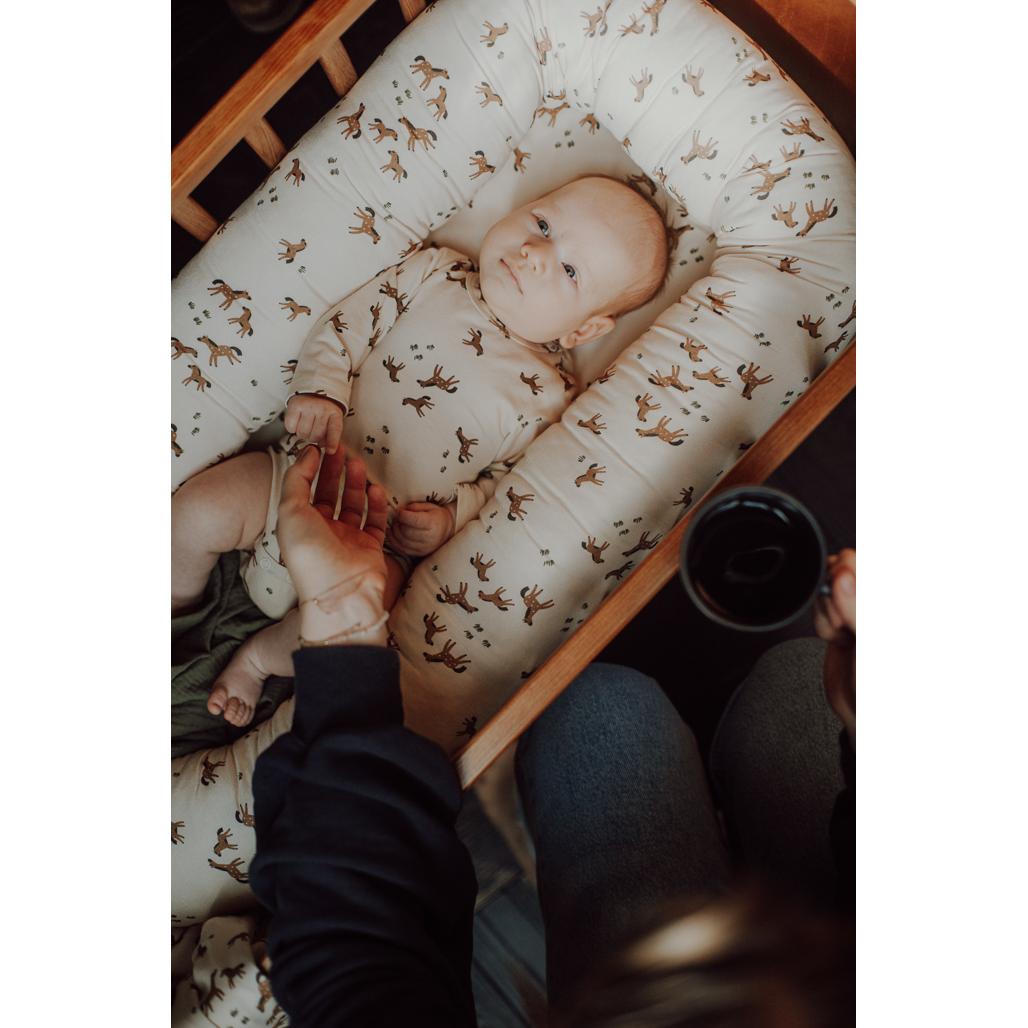Free Horses Bamboo Baby Nest by Malomi Kids