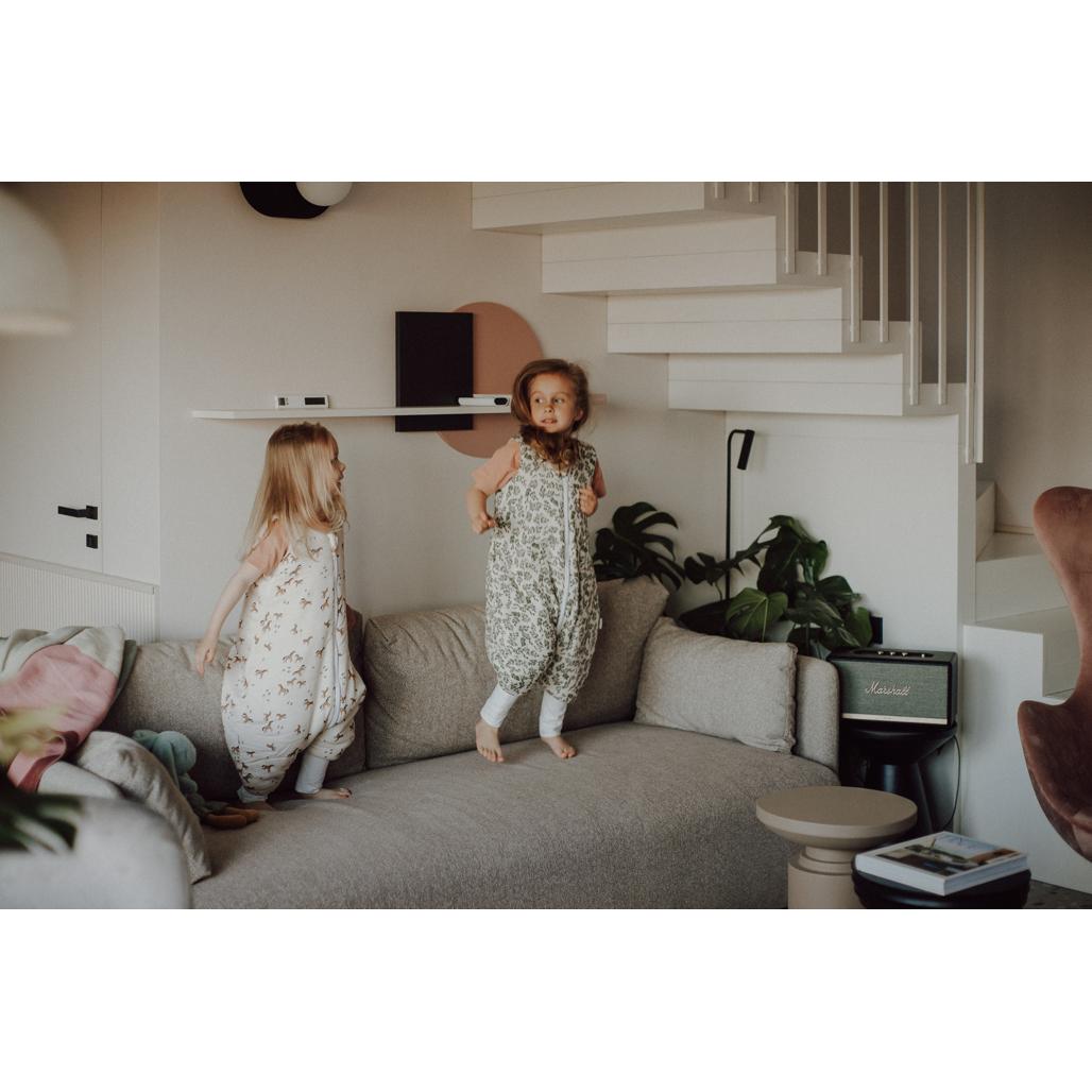 Free Horses Bamboo Sleeping Bag with Legs by Malomi Kids