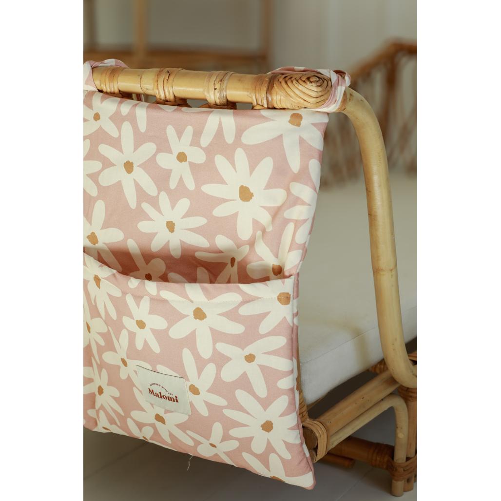 Blush Daisies Cot Organiser by Malomi Kids