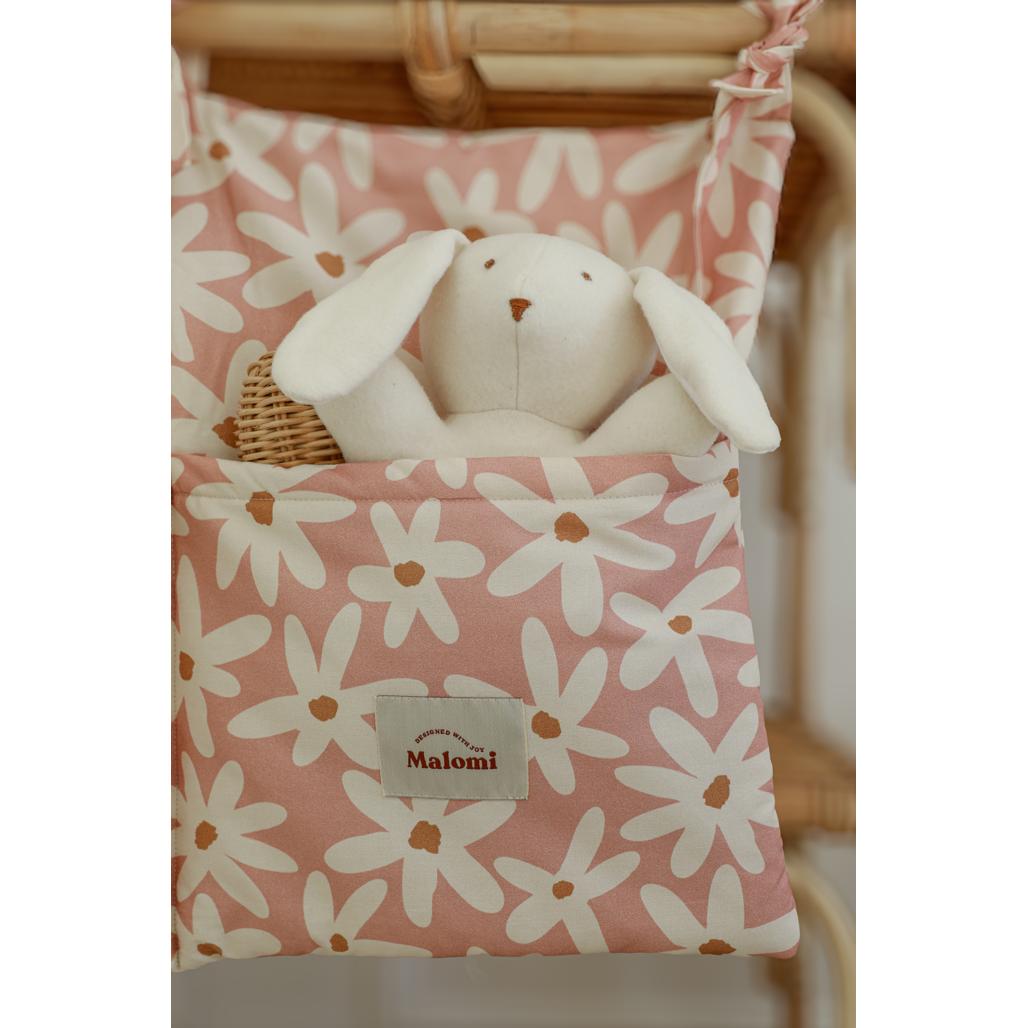 Blush Daisies Cot Organiser by Malomi Kids
