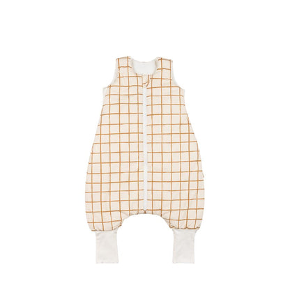 Camel Check Sleeping Bag with Legs by Malomi Kids