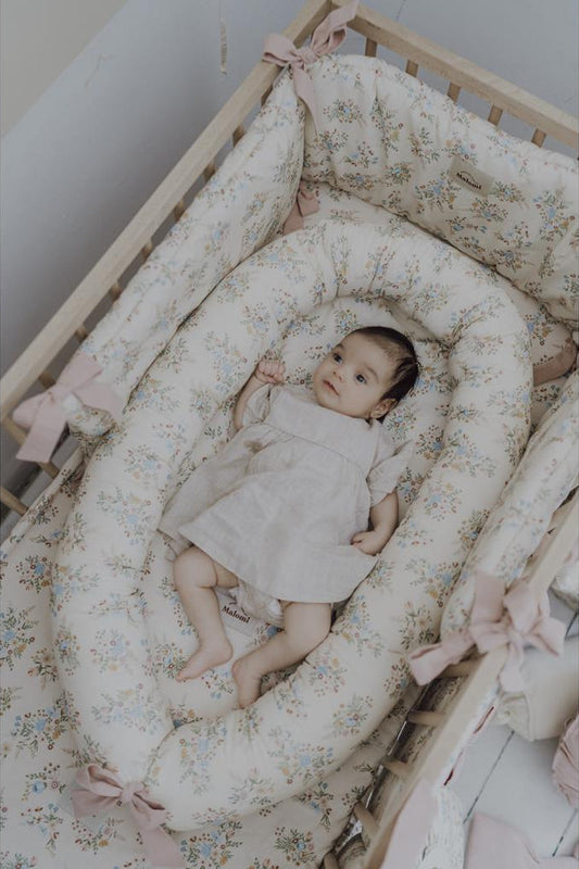 Blooming Meadow Baby Nest by Malomi Kids