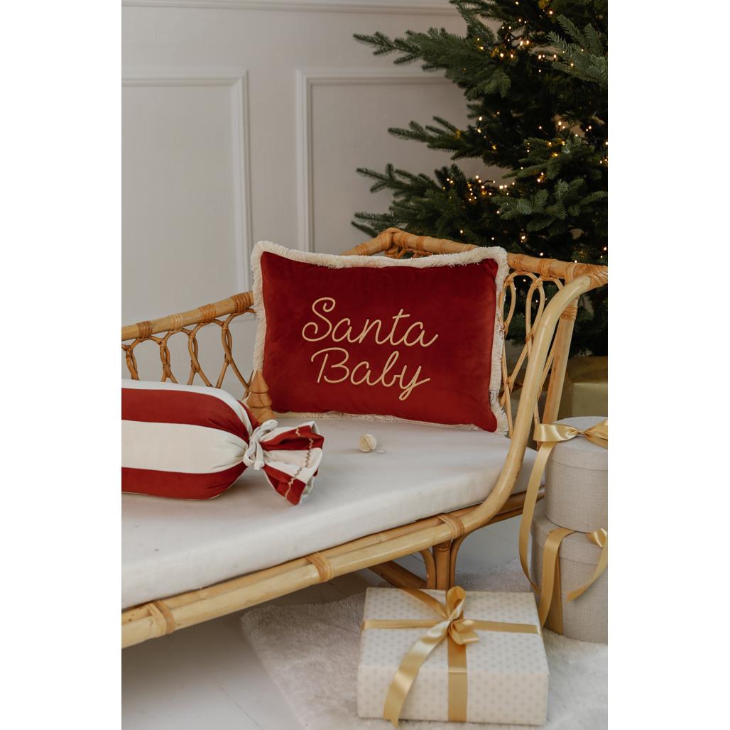 Velvet Candy Bolster Cushion by Malomi Kids