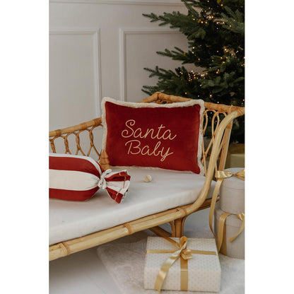 Velvet Candy Bolster Cushion by Malomi Kids