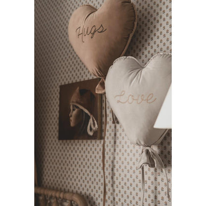 Velvet Heart Balloon Cushion by Malomi Kids