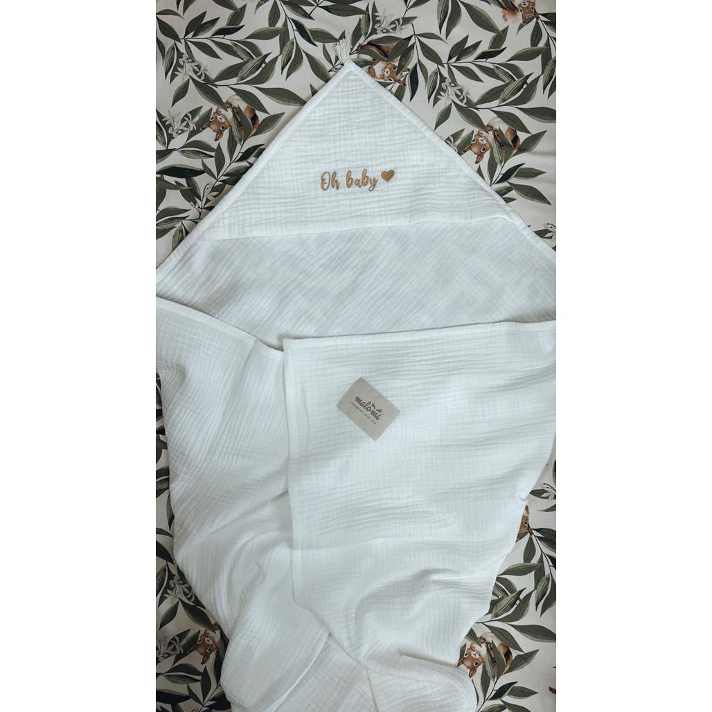 Muslin Hooded Towel by Malomi Kids