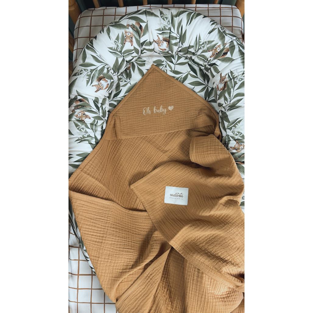 Muslin Hooded Towel by Malomi Kids