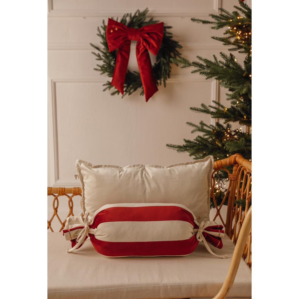 Velvet Candy Bolster Cushion by Malomi Kids