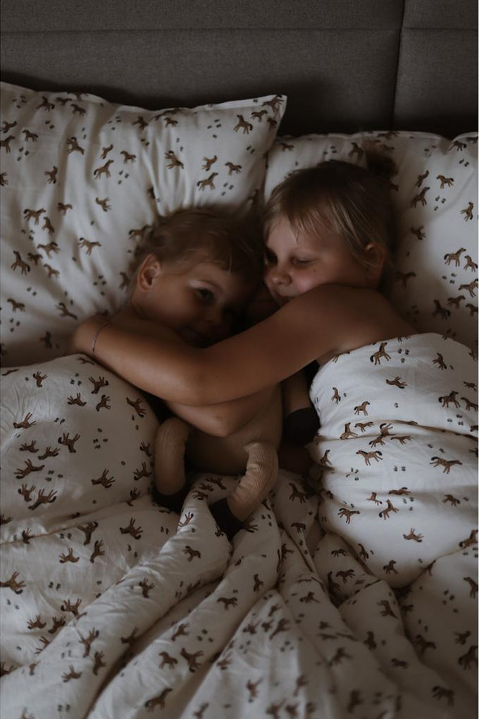 Free Horses Bamboo Bedding Set with Filling by Malomi Kids