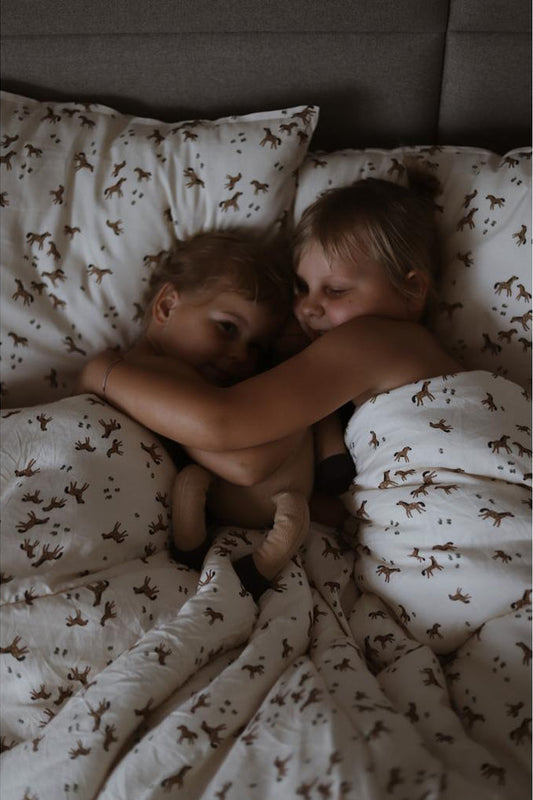 Free Horses Bamboo Bedding Set with Filling by Malomi Kids