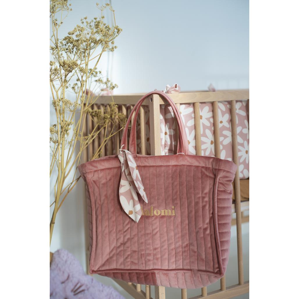 Quilted Velvet Changing Bag by Malomi Kids