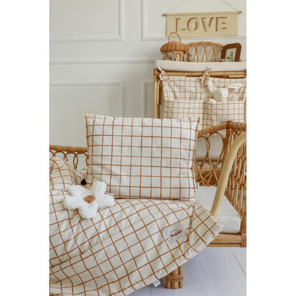 Camel Check Cot Organiser by Malomi Kids
