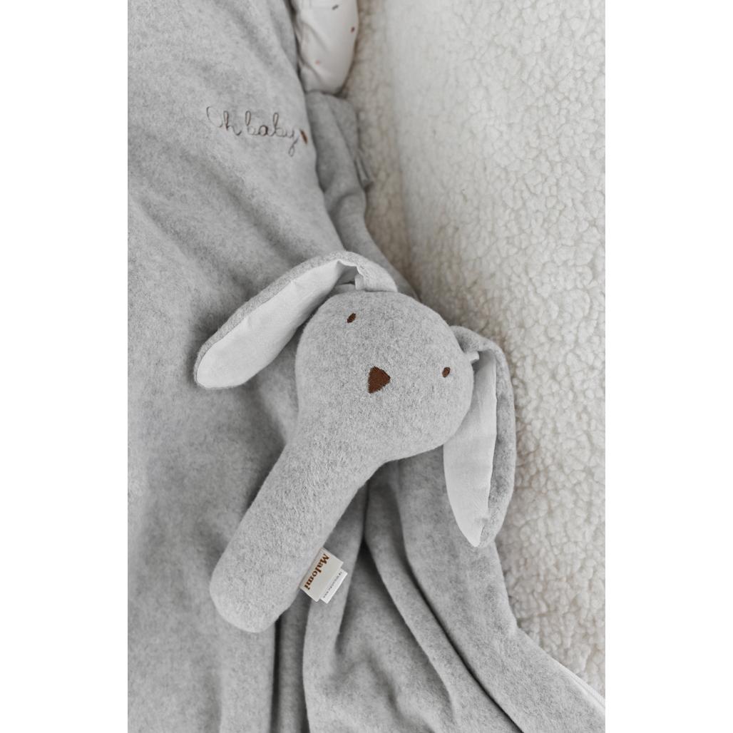 Organic Rabbit Rattle by Malomi Kids