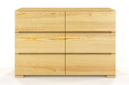 SPARTA Pine 6 Drawer Chest