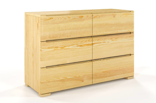 SPARTA Pine 6 Drawer Chest
